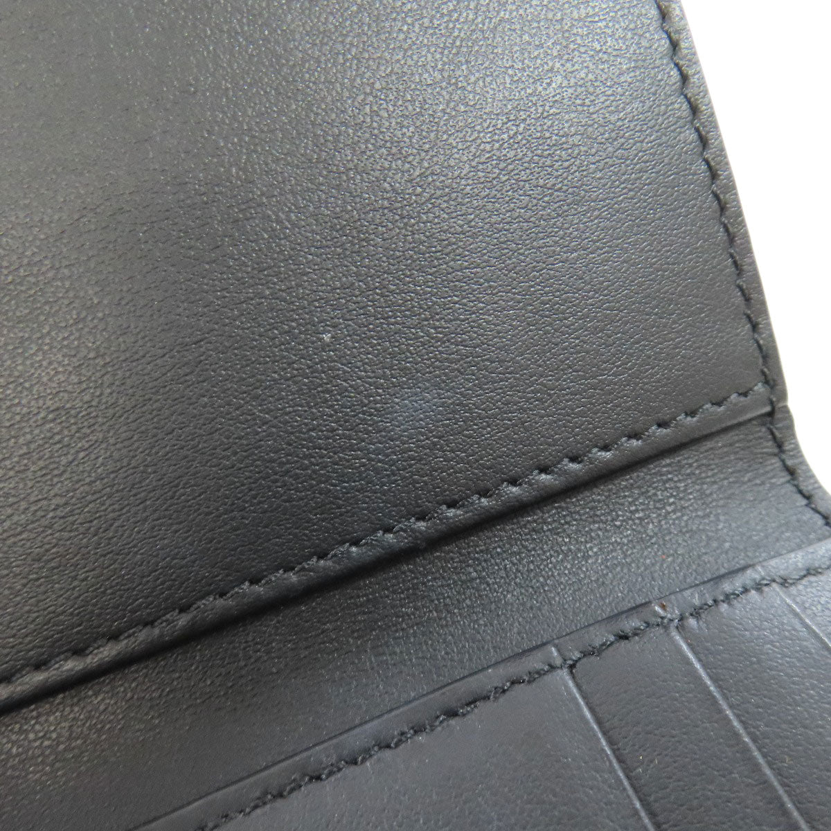 BURBERRY Bifold Wallet leather black TB logo