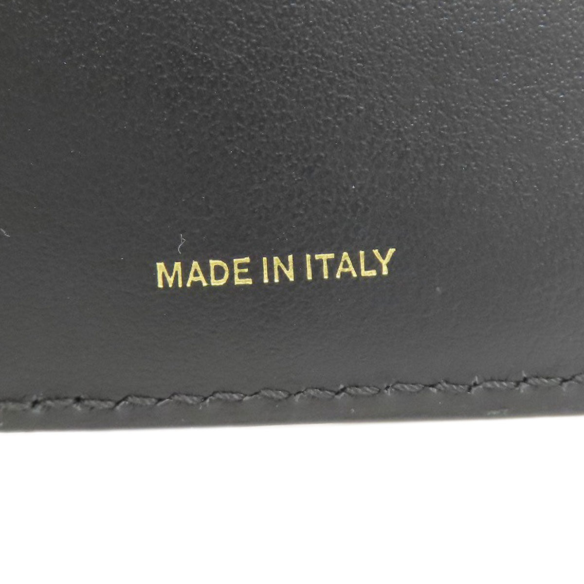 BURBERRY Bifold Wallet leather black TB logo