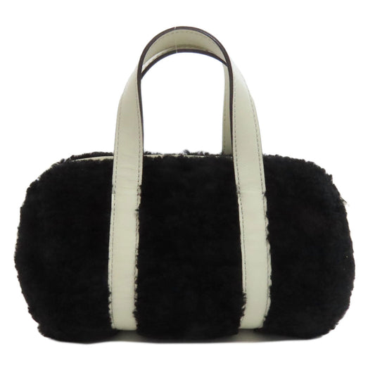 FENDI Handbag Mouton black 2WAY