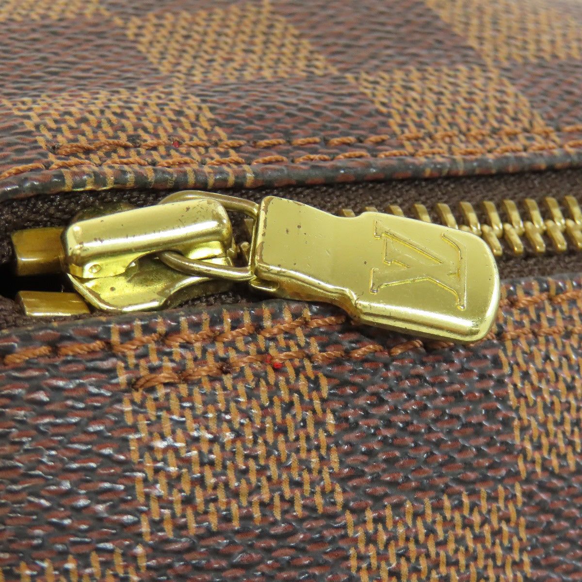 LOUIS VUITTON Handbag N51304 Damier canvas Brown Papillon 26