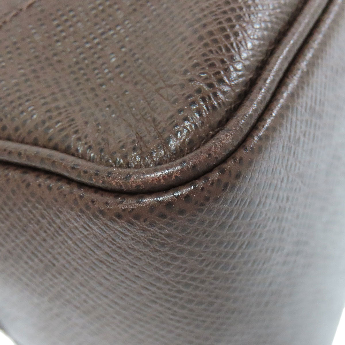 LOUIS VUITTON business bag M31148 Taiga Leather Brown Pavel