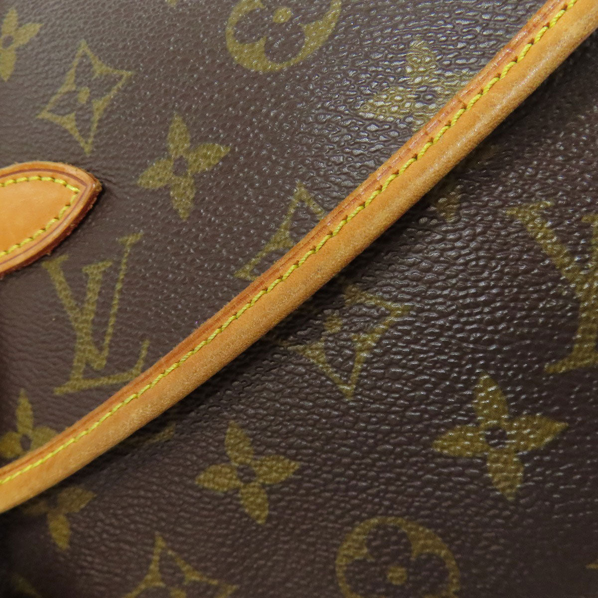 LOUIS VUITTON Shoulder Bag M40710 Monogram canvas Brown Saumur MM