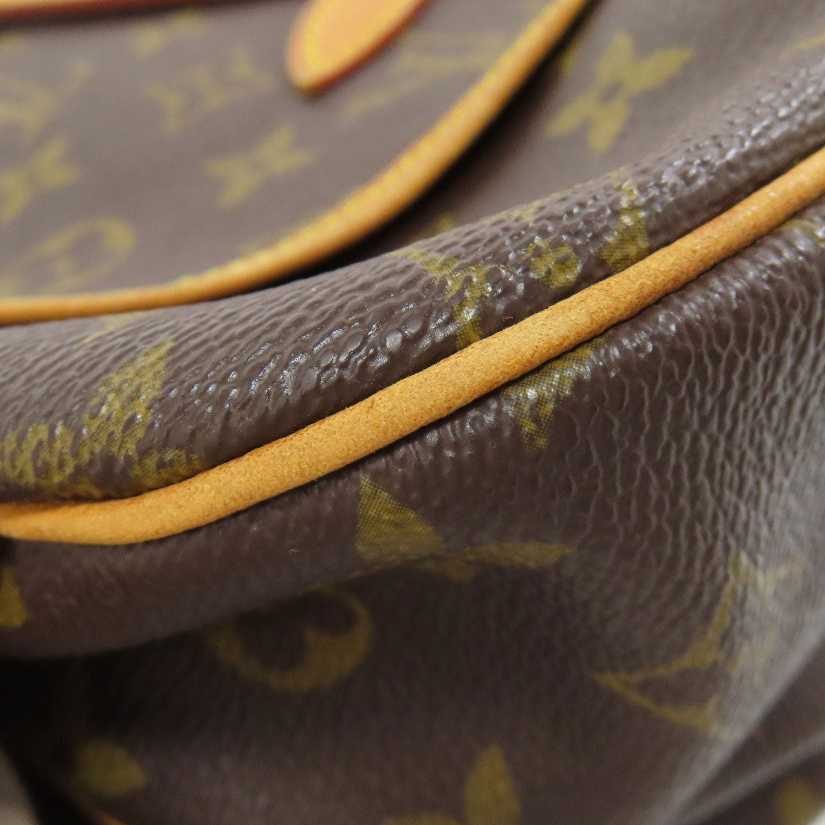 LOUIS VUITTON Shoulder Bag M40710 Monogram canvas Brown Saumur MM
