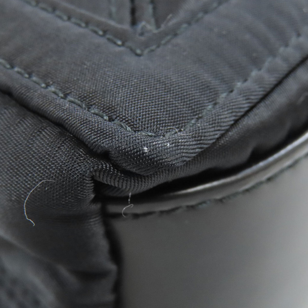 BALENCIAGA Handbag 390346 Nylon black Navy Kabas XS