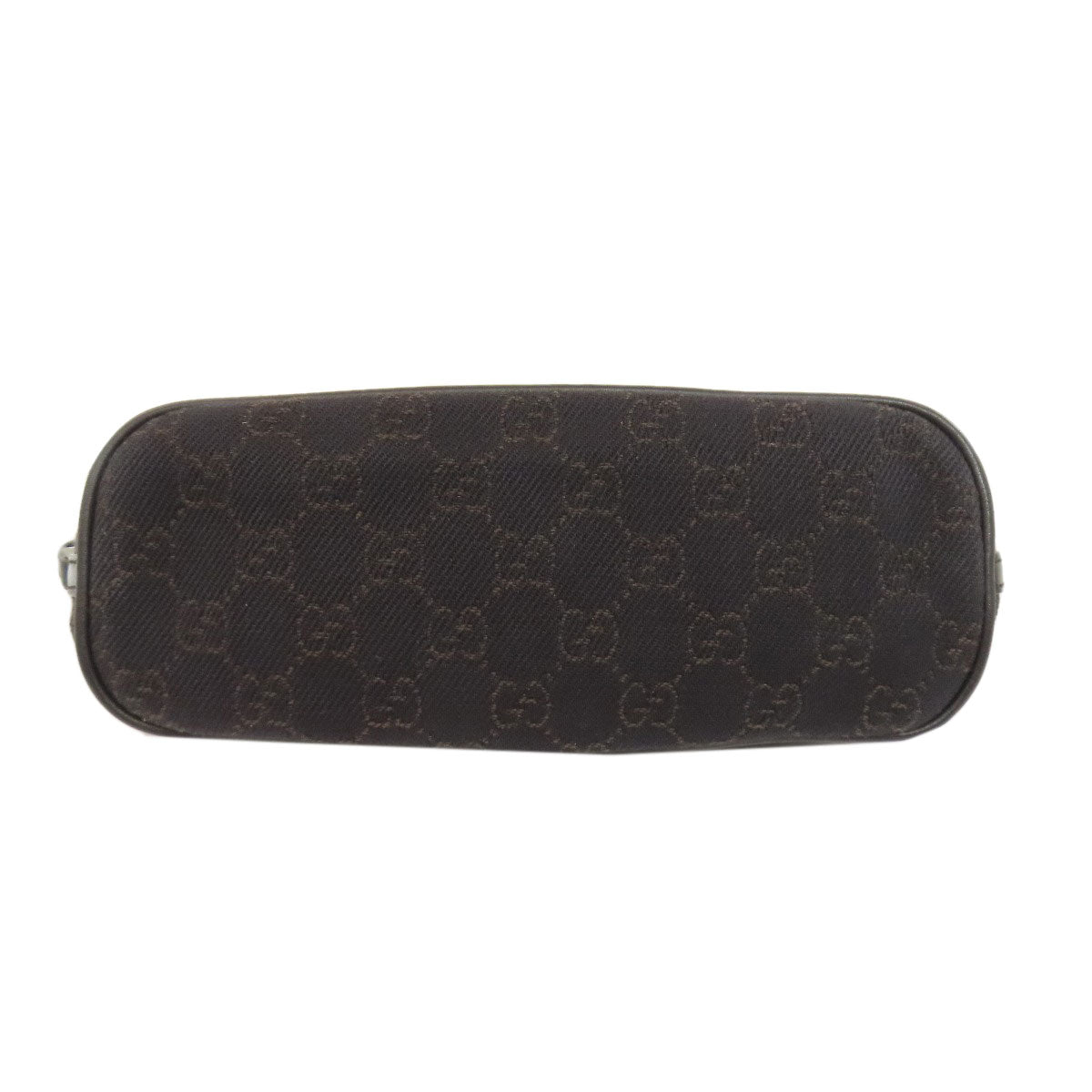 GUCCI Handbag 07198 canvas black GG pattern accessory pouch
