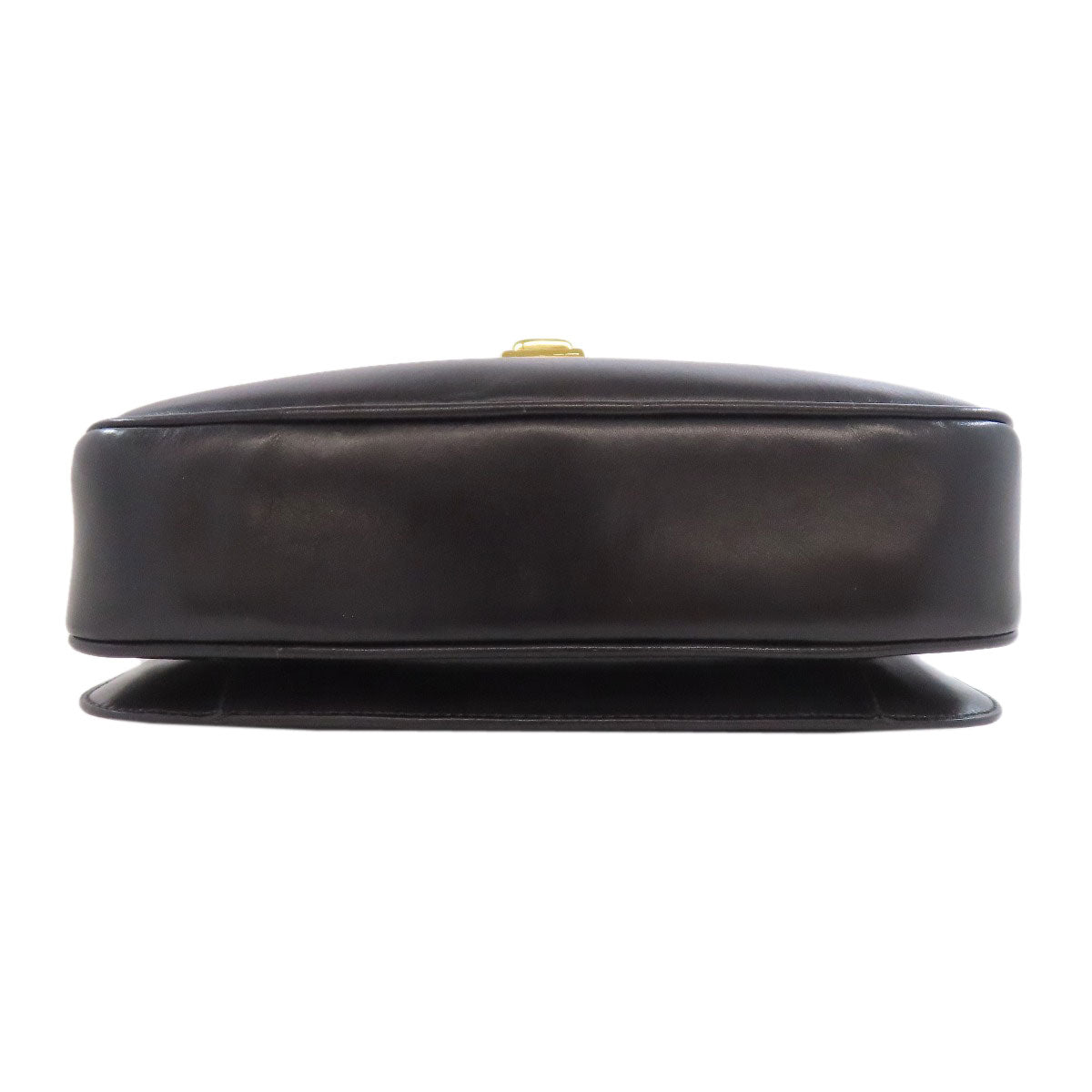 CELINE Shoulder Bag leather black logo