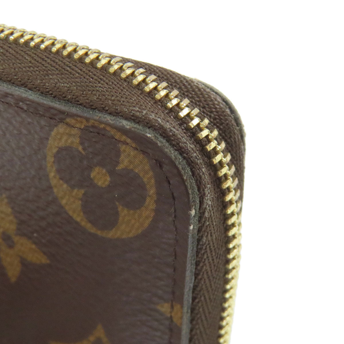 LOUIS VUITTON Coin case M60067 Monogram canvas Brown Zippy coin purse Women(Unisex) Used Authentic