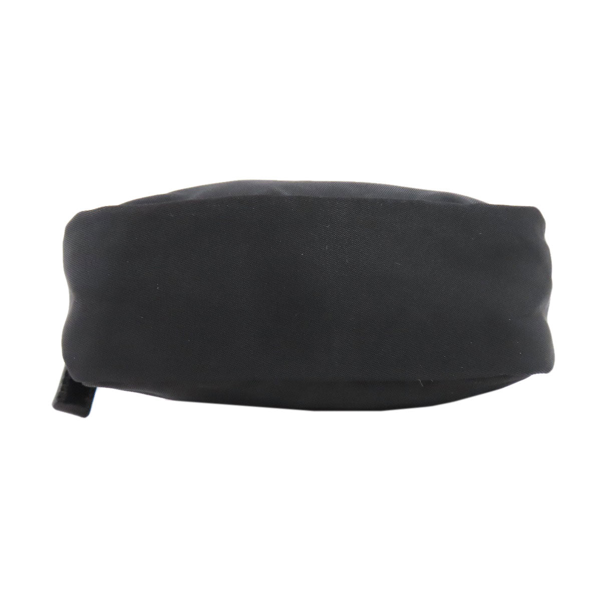PRADA Accessory pouch Nylon black logoMetal Women Used Authentic