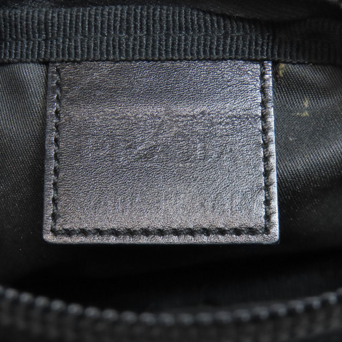 PRADA Accessory pouch Nylon black logoMetal Women Used Authentic