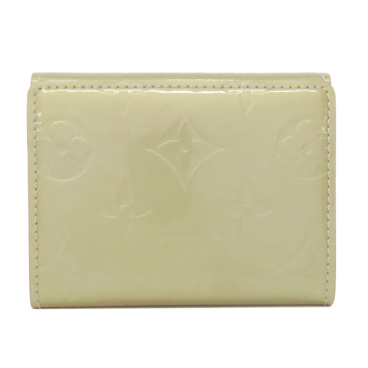 LOUIS VUITTON Coin case M91161 Vernis white Ludlow Women Used Authentic