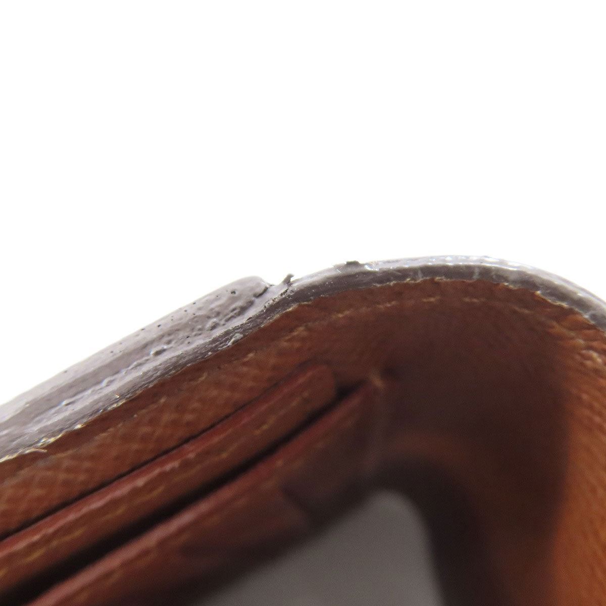 LOUIS VUITTON Bifold Wallet Monogram canvas Brown Portefeuille Anais Women Used Authentic