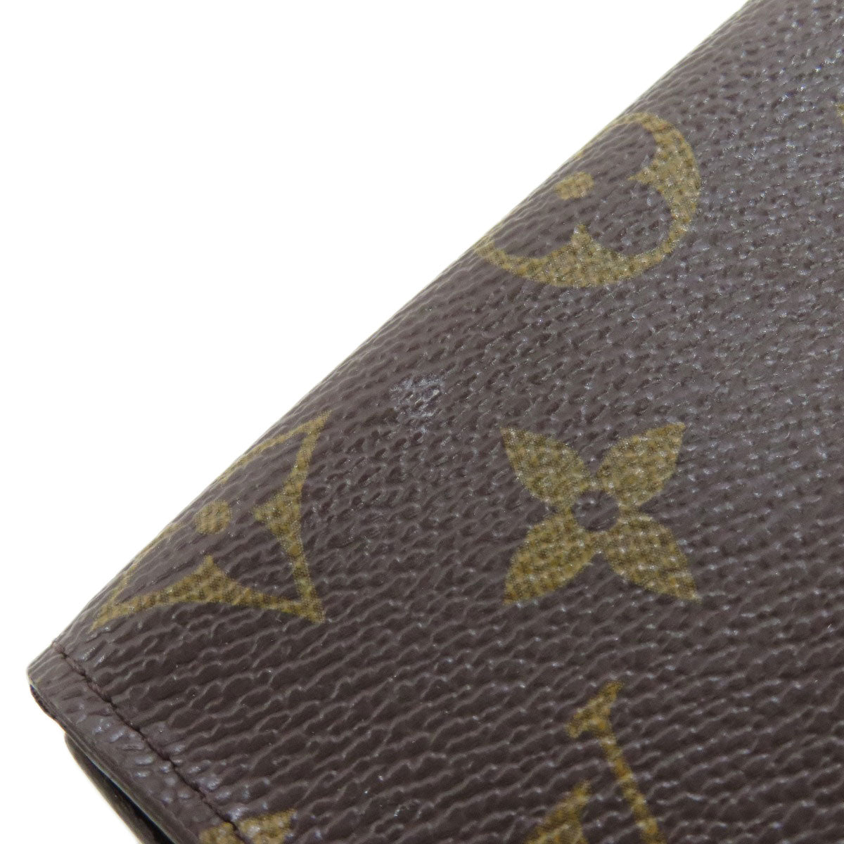 LOUIS VUITTON Bifold Wallet Monogram canvas Brown Portefeuille Anais Women Used Authentic
