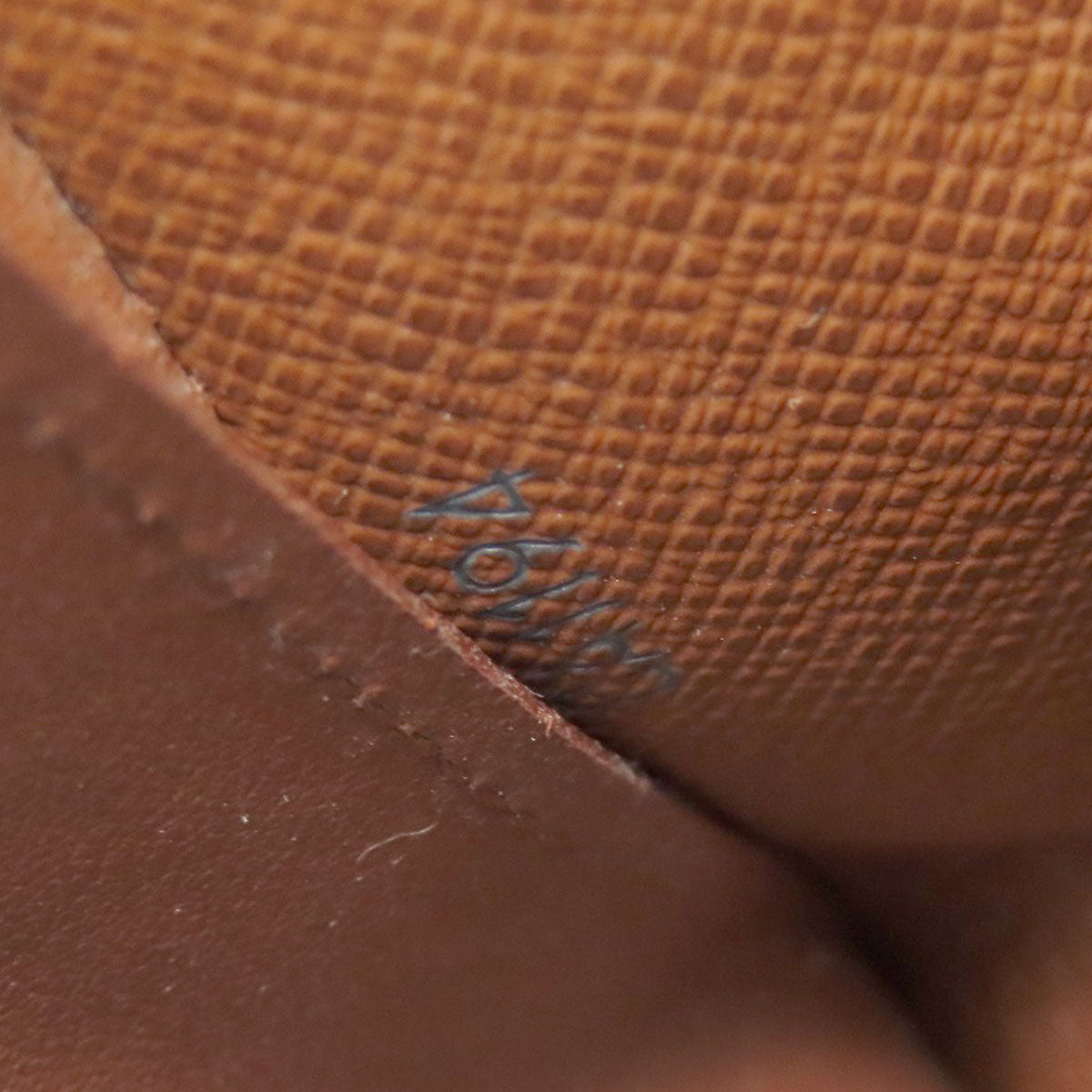 LOUIS VUITTON Bifold Wallet Monogram canvas Brown Portefeuille Anais Women Used Authentic