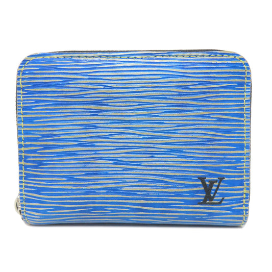 LOUIS VUITTON Coin case M61191 Epi blue Zippy coin purse