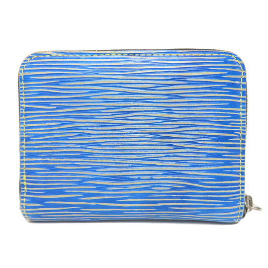 LOUIS VUITTON Coin case M61191 Epi blue Zippy coin purse