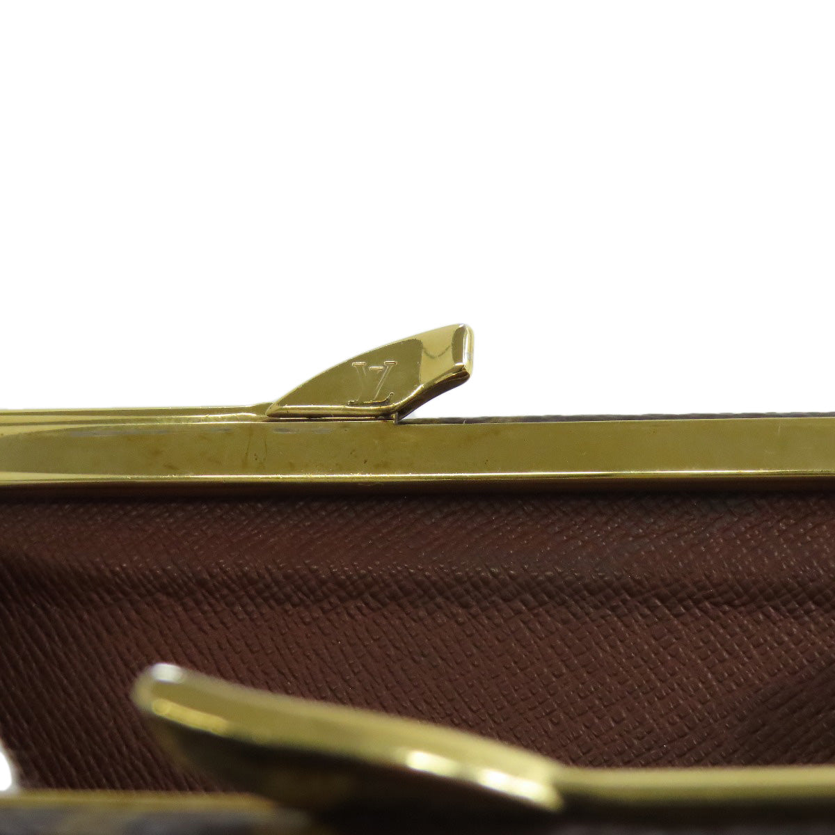 LOUIS VUITTON Bifold Wallet M61663 Monogram canvas Brown Portomon Vienova Women Used Authentic