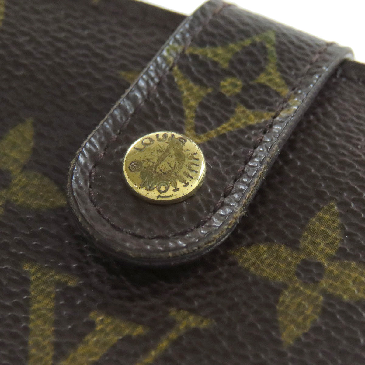 LOUIS VUITTON Bifold Wallet M61663 Monogram canvas Brown Portomon Vienova Women Used Authentic