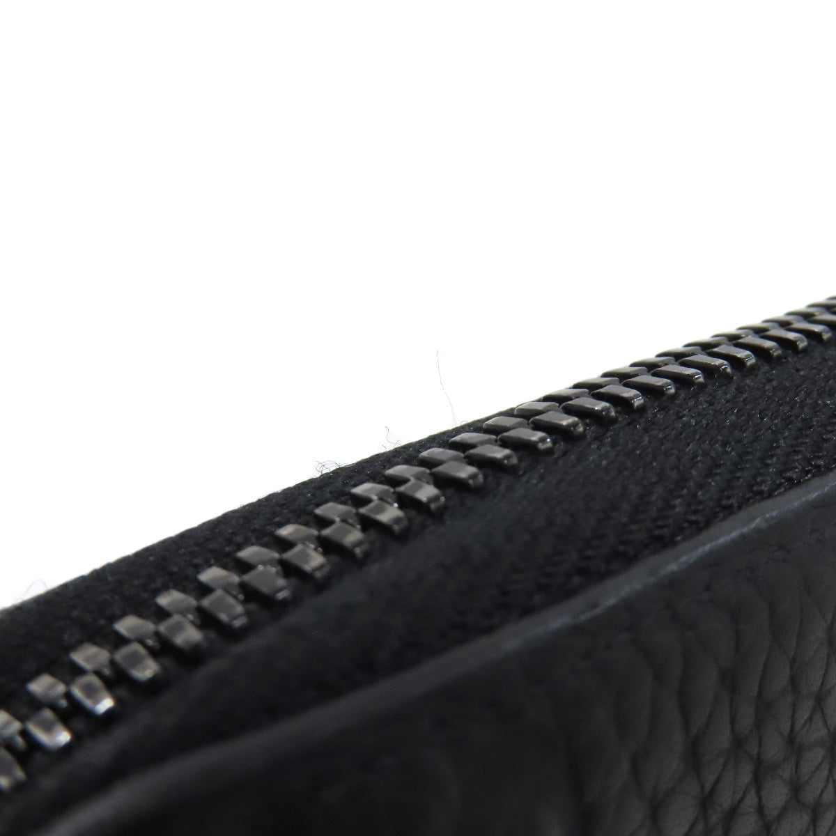 LOUIS VUITTON Long Wallet Purse M69047 Ann Platt black Zippy wallet Vertical Women Used Authentic
