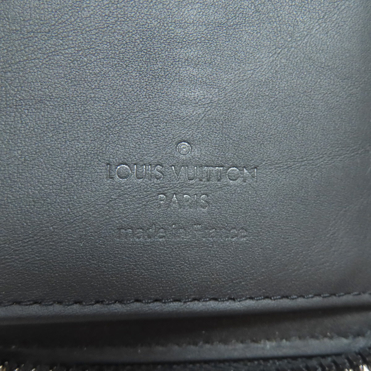 LOUIS VUITTON Long Wallet Purse M69047 Ann Platt black Zippy wallet Vertical Women Used Authentic