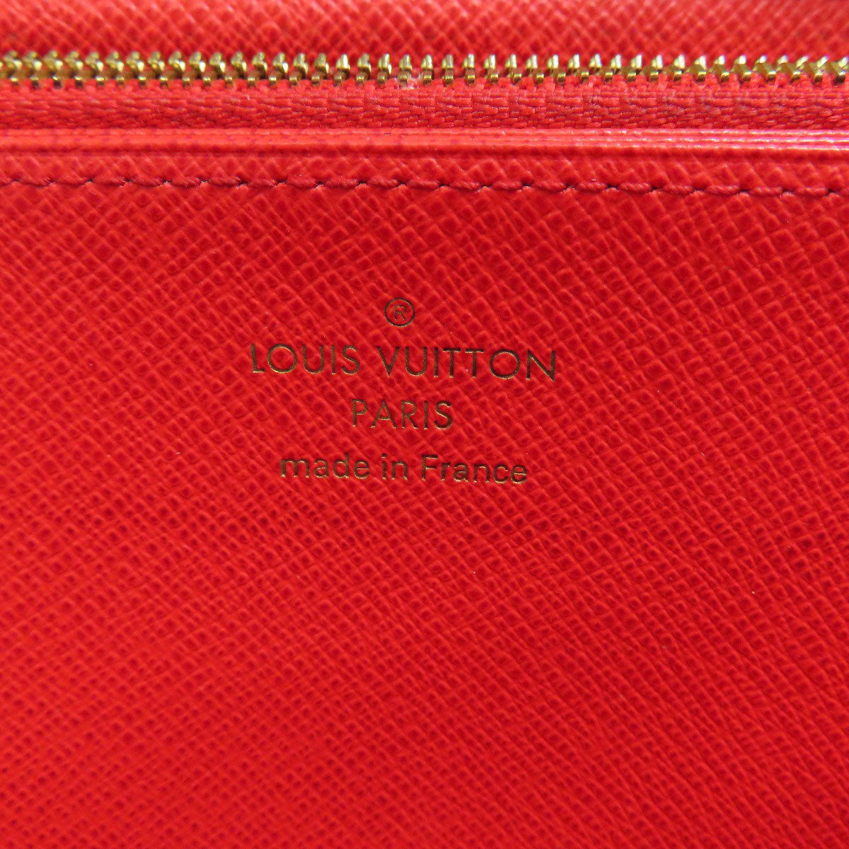 LOUIS VUITTON Long Wallet Purse M41896 Monogram canvas Brown Zippy wallet Women Used Authentic