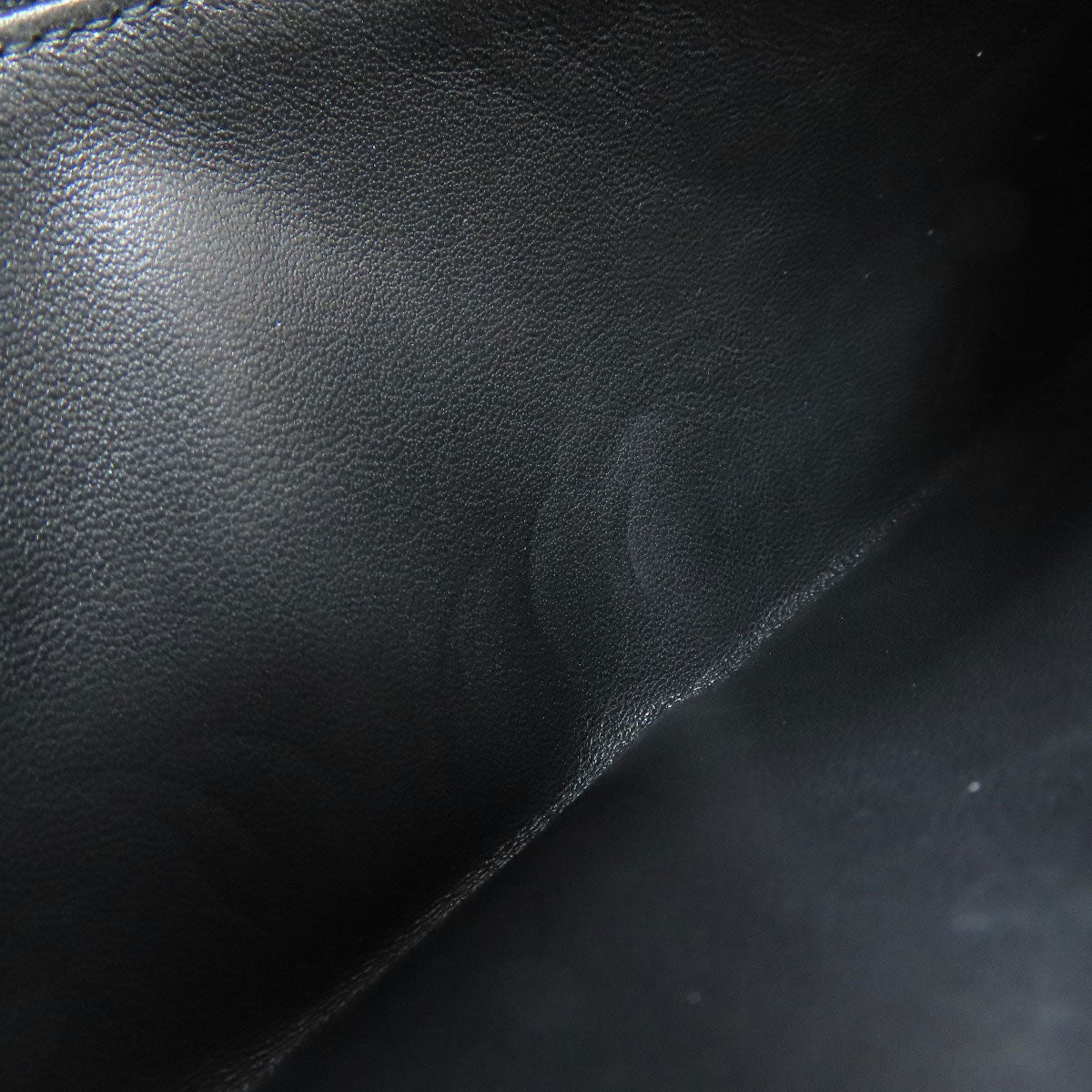 LOEWE Long Wallet Purse leather gray Zip Around Women Used Authentic