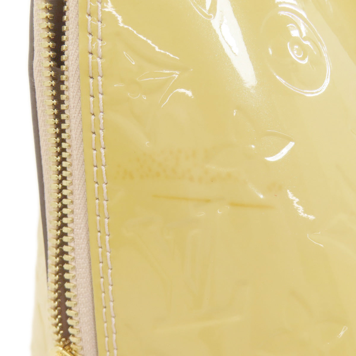 LOUIS VUITTON Handbag M90101 Vernis yellow Alma PM