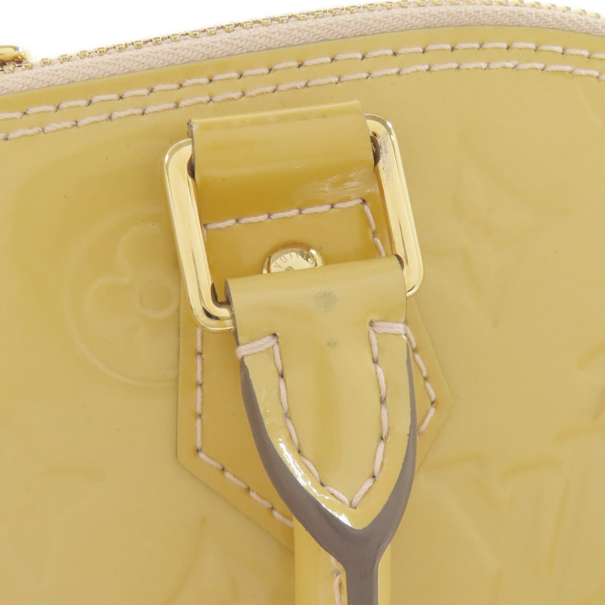 LOUIS VUITTON Handbag M90101 Vernis yellow Alma PM