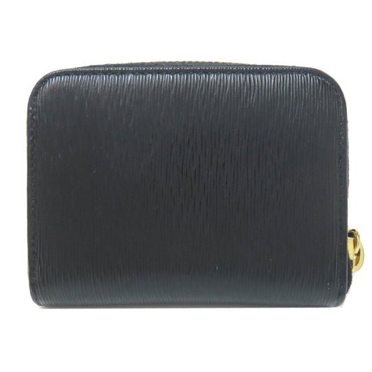 PRADA Coin case leather black logoMetal