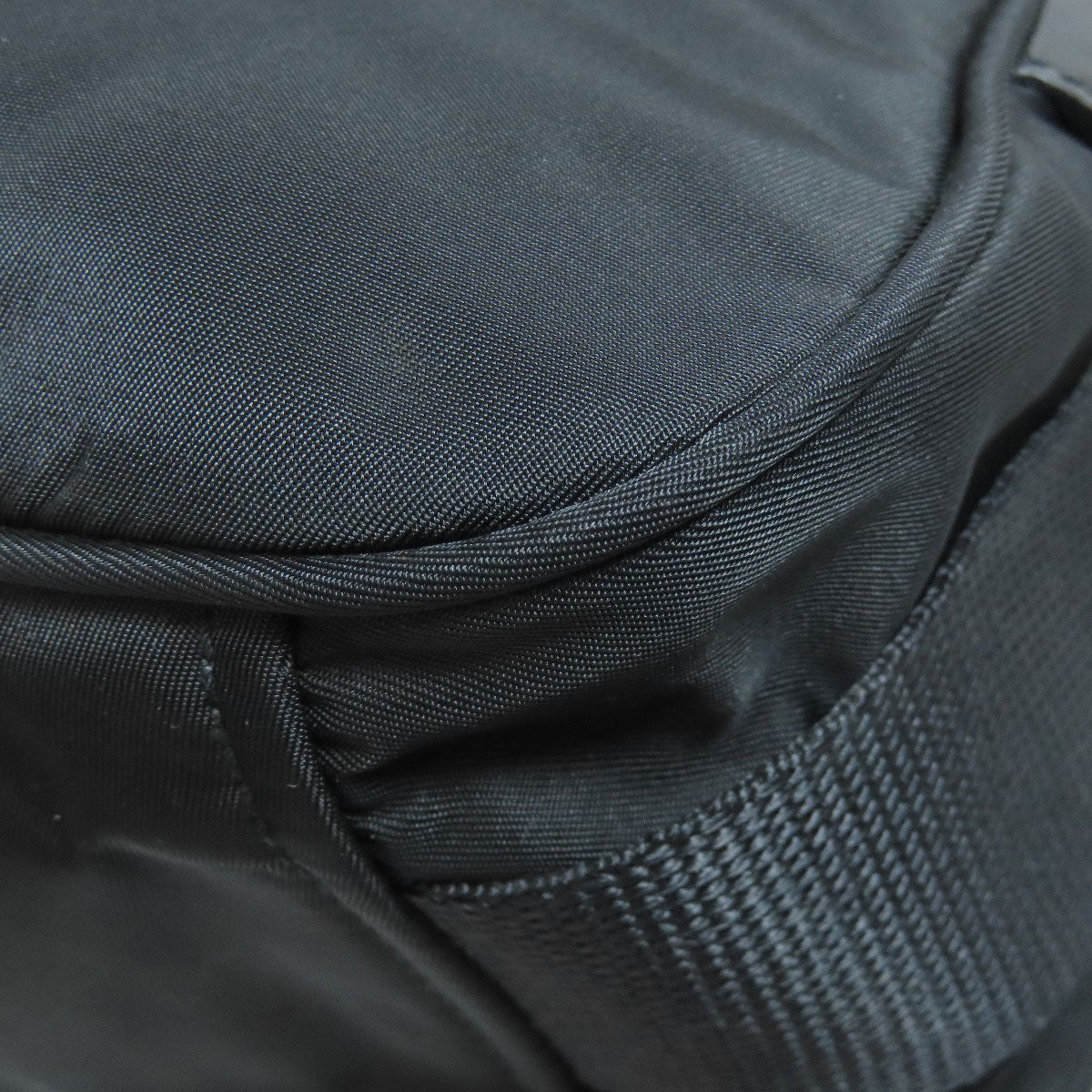 PRADA Shoulder Bag Nylon black logoMetal