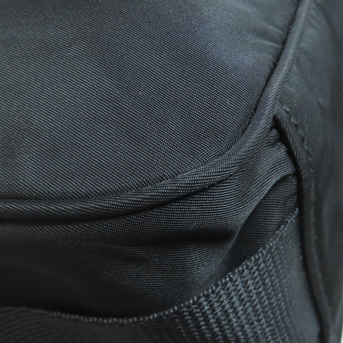 PRADA Shoulder Bag Nylon black logoMetal