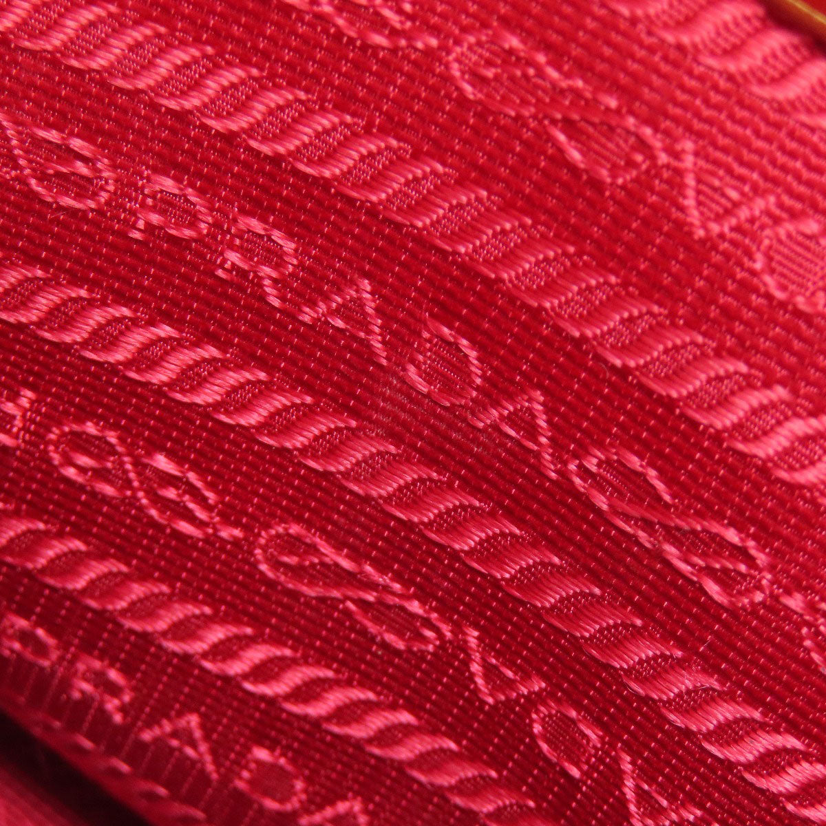 PRADA Handbag 1BA863 Safiano Red Galleria 2WAY