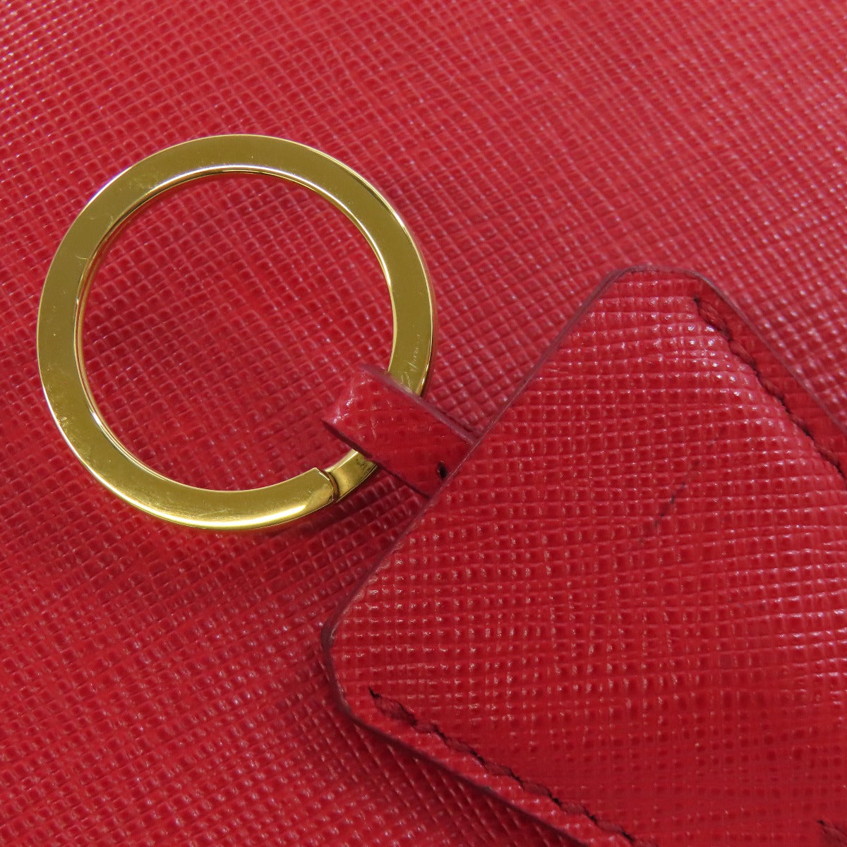 PRADA Handbag 1BA863 Safiano Red Galleria 2WAY