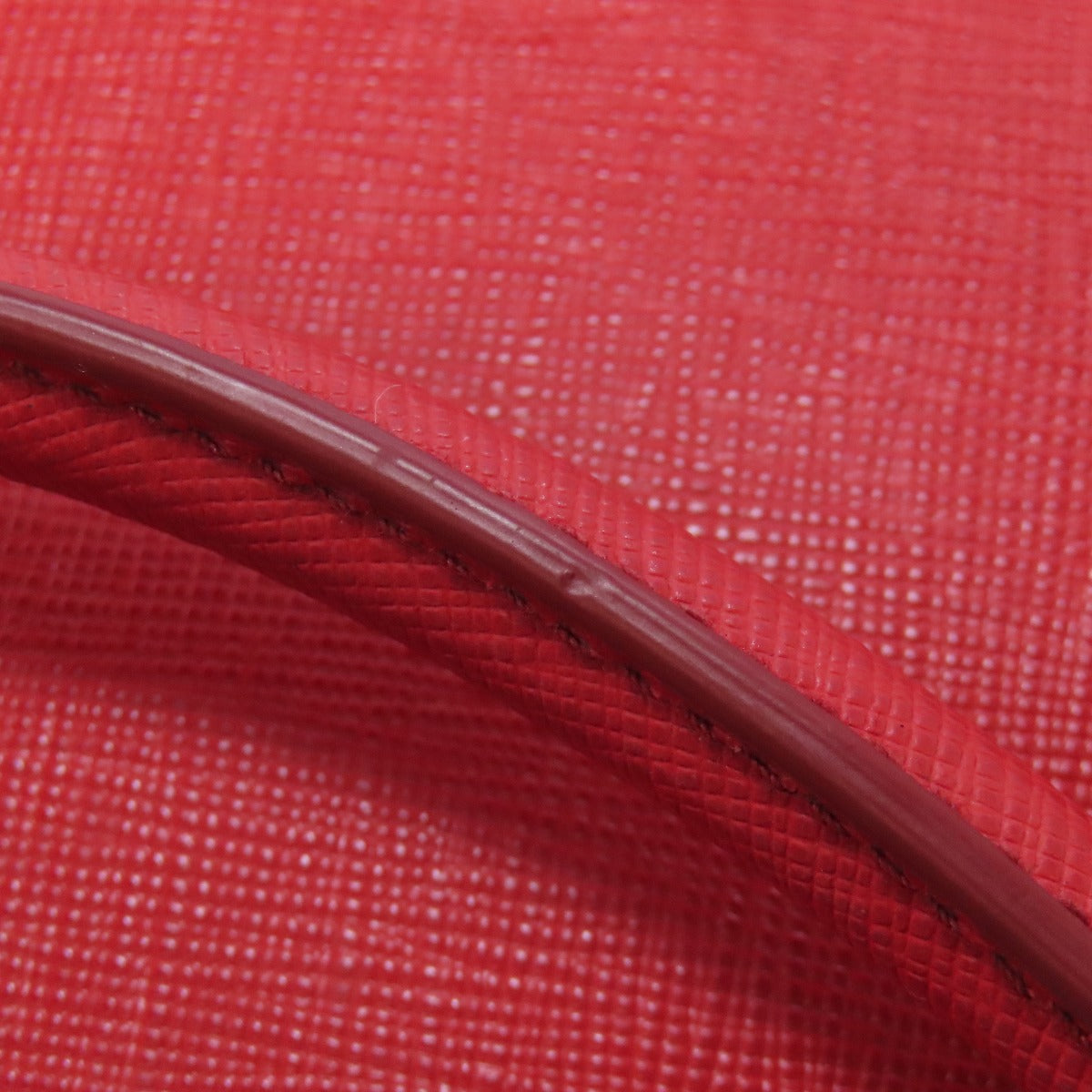PRADA Handbag 1BA863 Safiano Red Galleria 2WAY