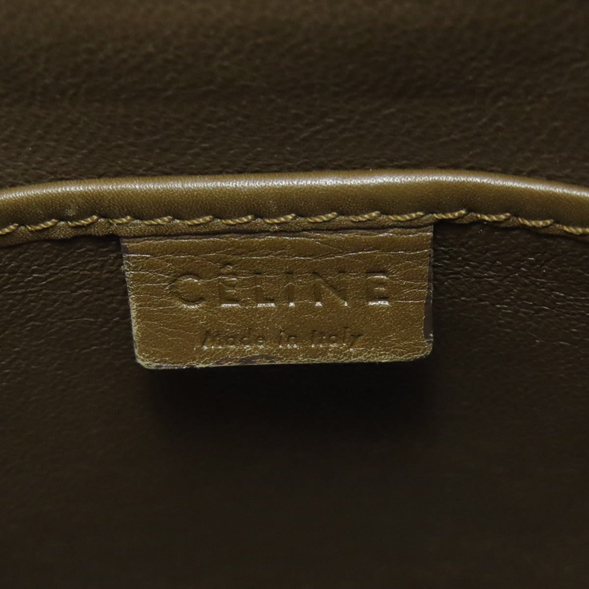 CELINE Handbag Calfskin Red Luggage nano 2 WAY Women Used Authentic