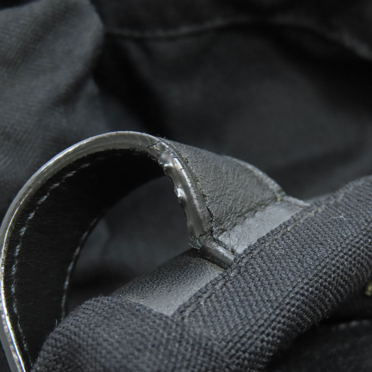 SAINT LAURENT Backpack leather black Star motif