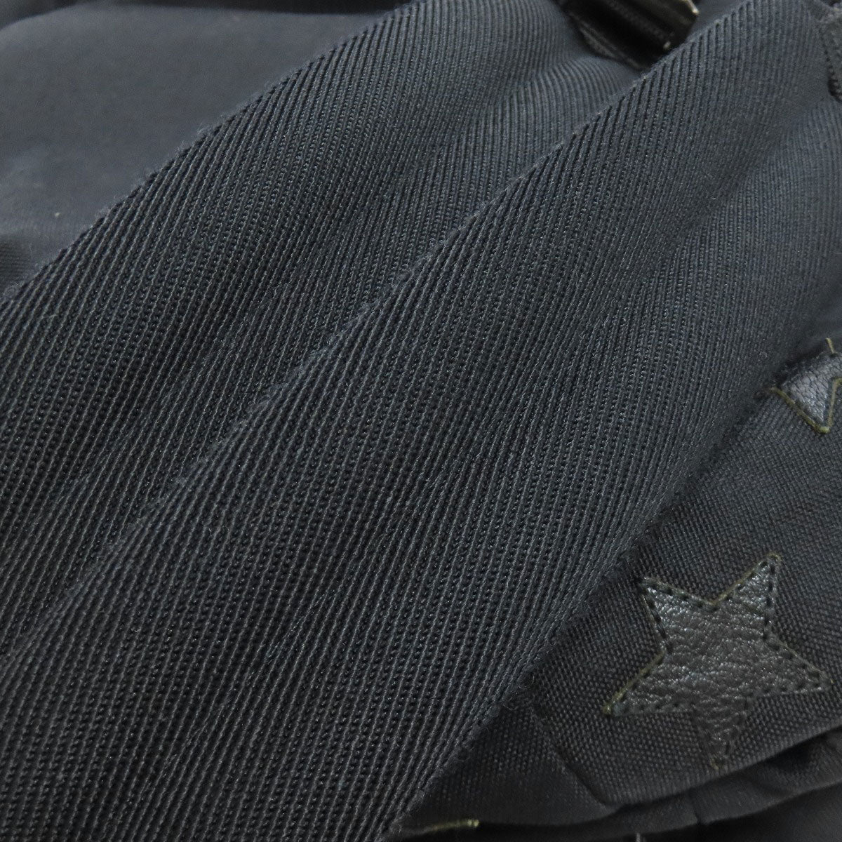 SAINT LAURENT Backpack leather black Star motif