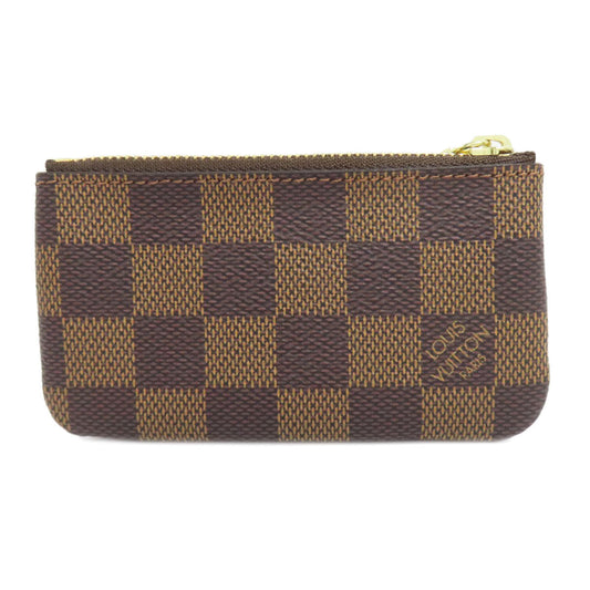 LOUIS VUITTON Coin case N62658 Damier canvas Brown Pochette Kle Women(Unisex) Used Authentic