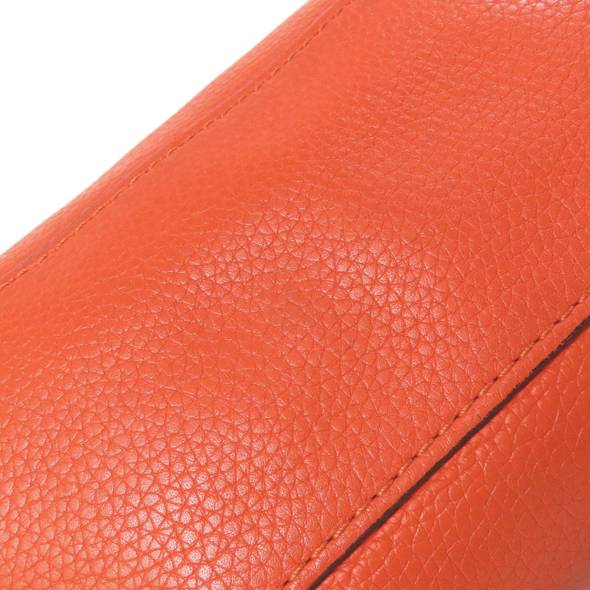 CELINE Handbag Calfskin Red Luggage nano 2 WAY Women Used Authentic