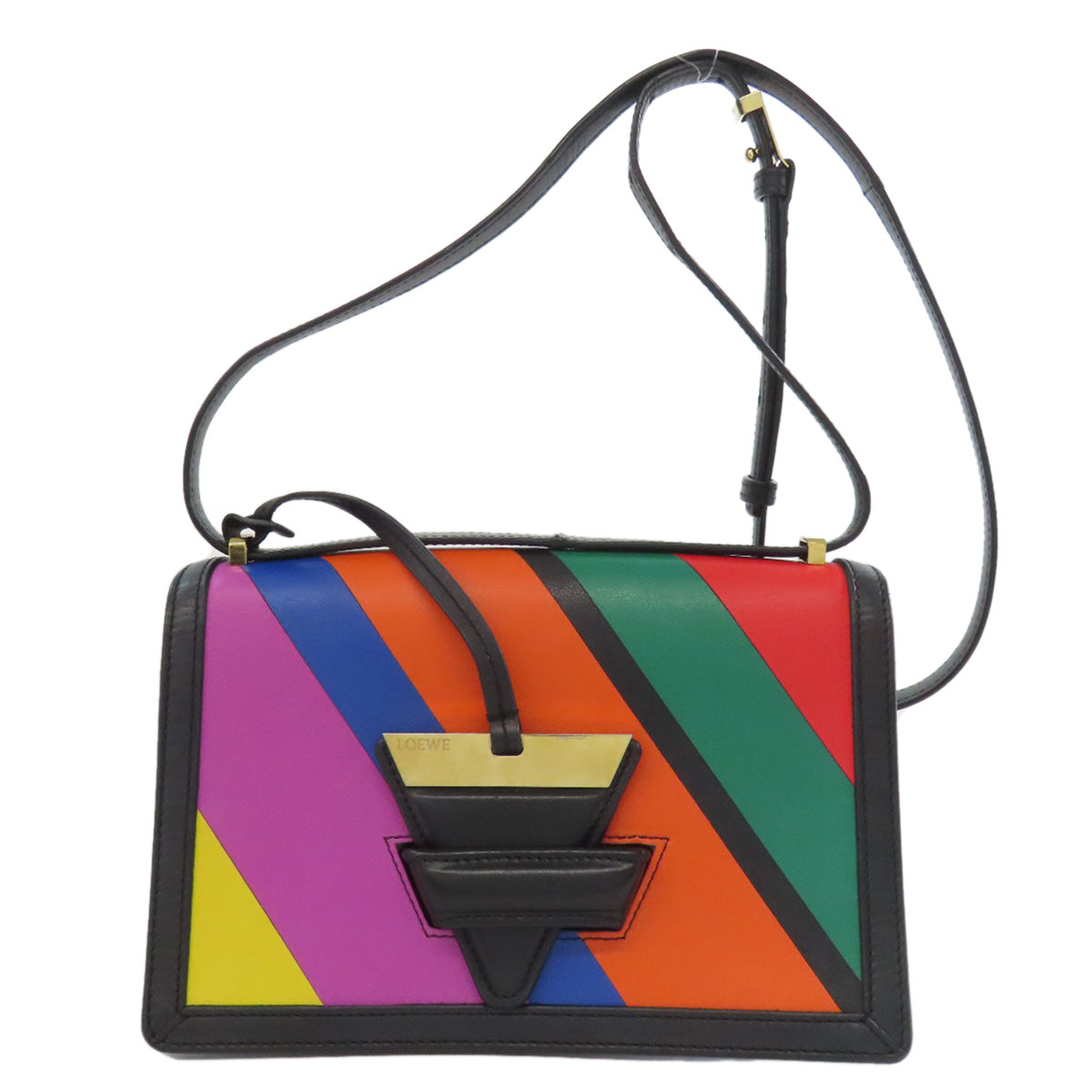 LOEWE Shoulder Bag leather multicolor Barcelona Christmas Collection