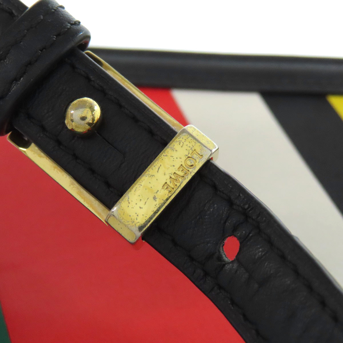 LOEWE Shoulder Bag leather multicolor Barcelona Christmas Collection
