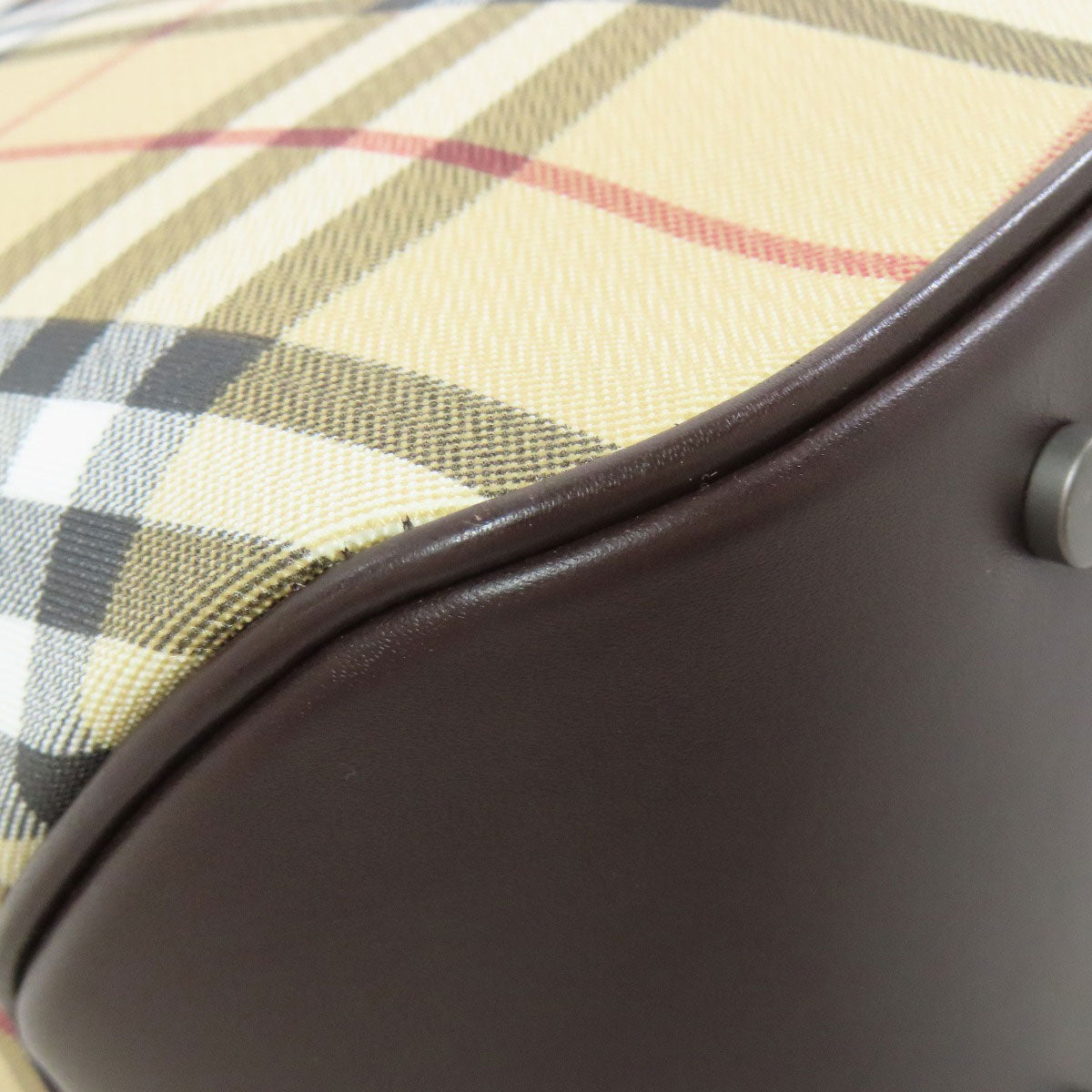 BURBERRY Handbag PVC beige Nova Check