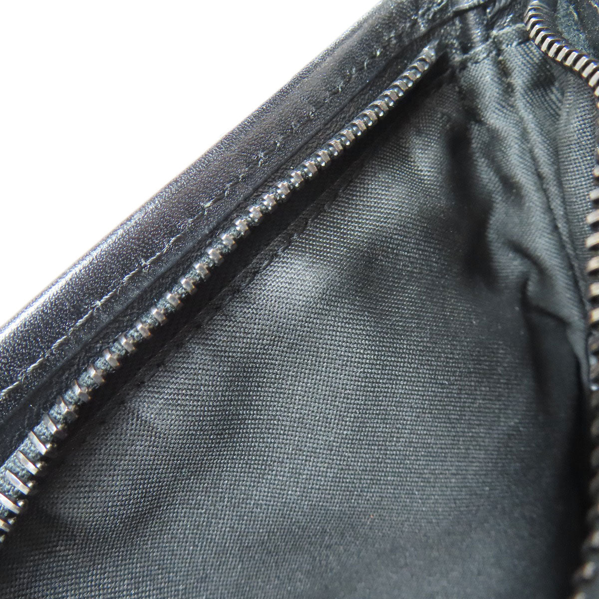 FENDI Shoulder Bag Nylon black Zucca Pattern Women Used Authentic