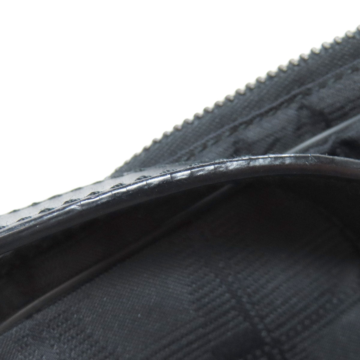 CHANEL Handbag Nylon jacquard black New travel line 2WAY