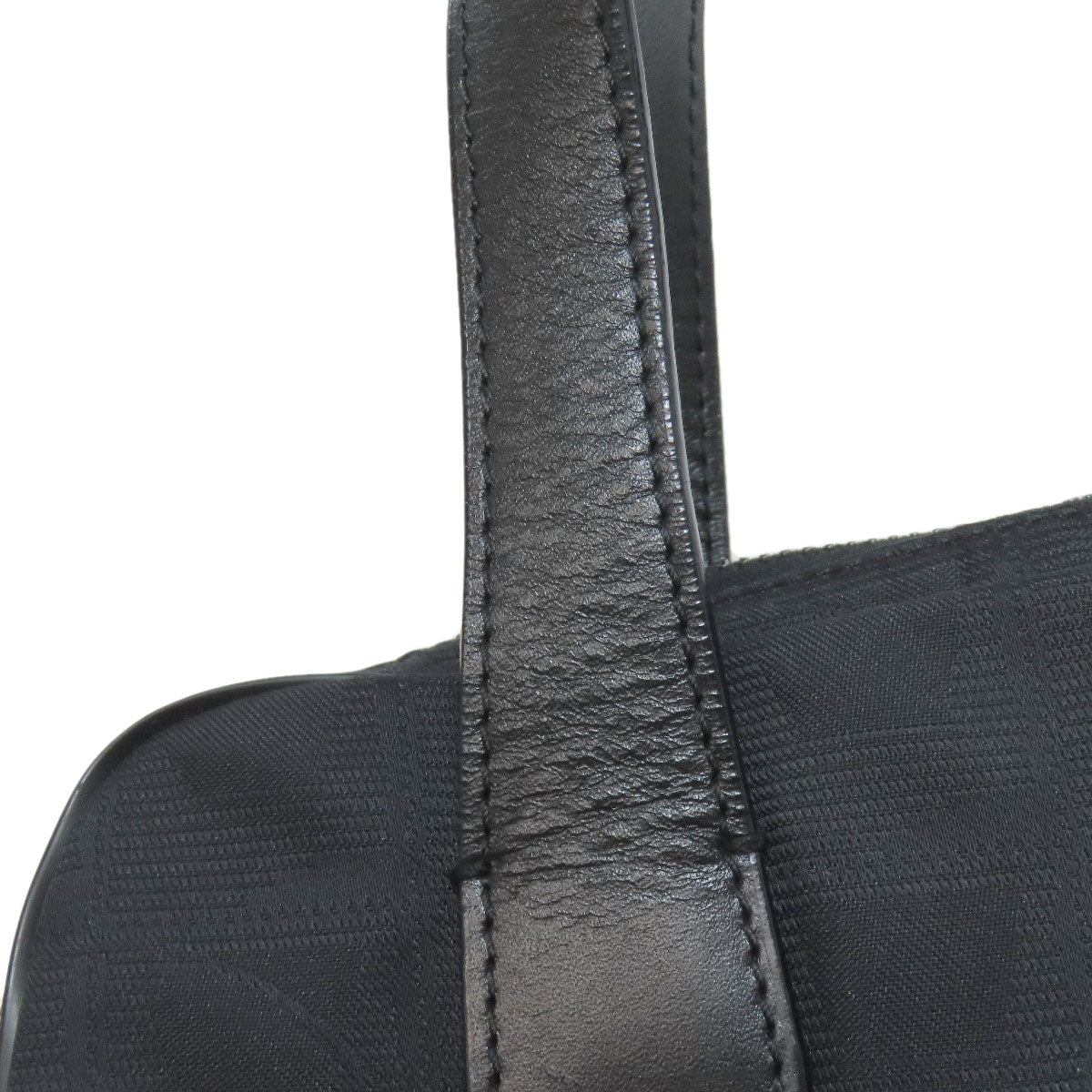CHANEL Handbag Nylon jacquard black New travel line 2WAY