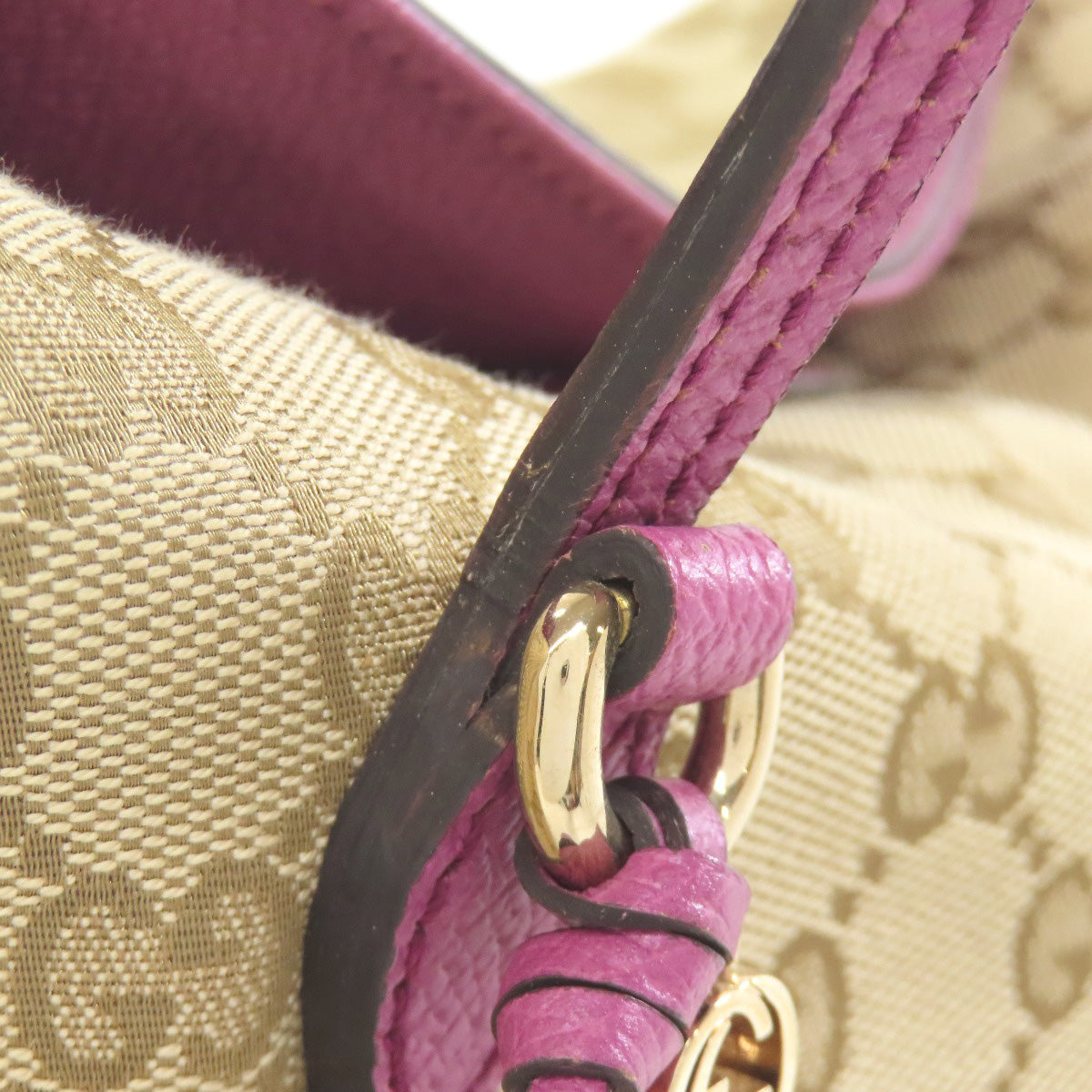 GUCCI Tote Bag 353120 canvas pink BREE GG CANVAS 2WAY