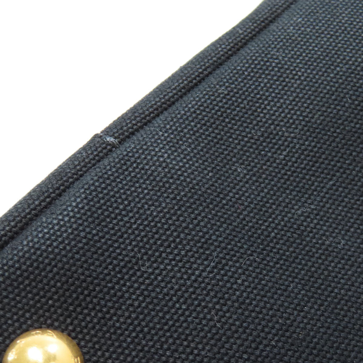 PRADA Handbag canvas black Canapa mini