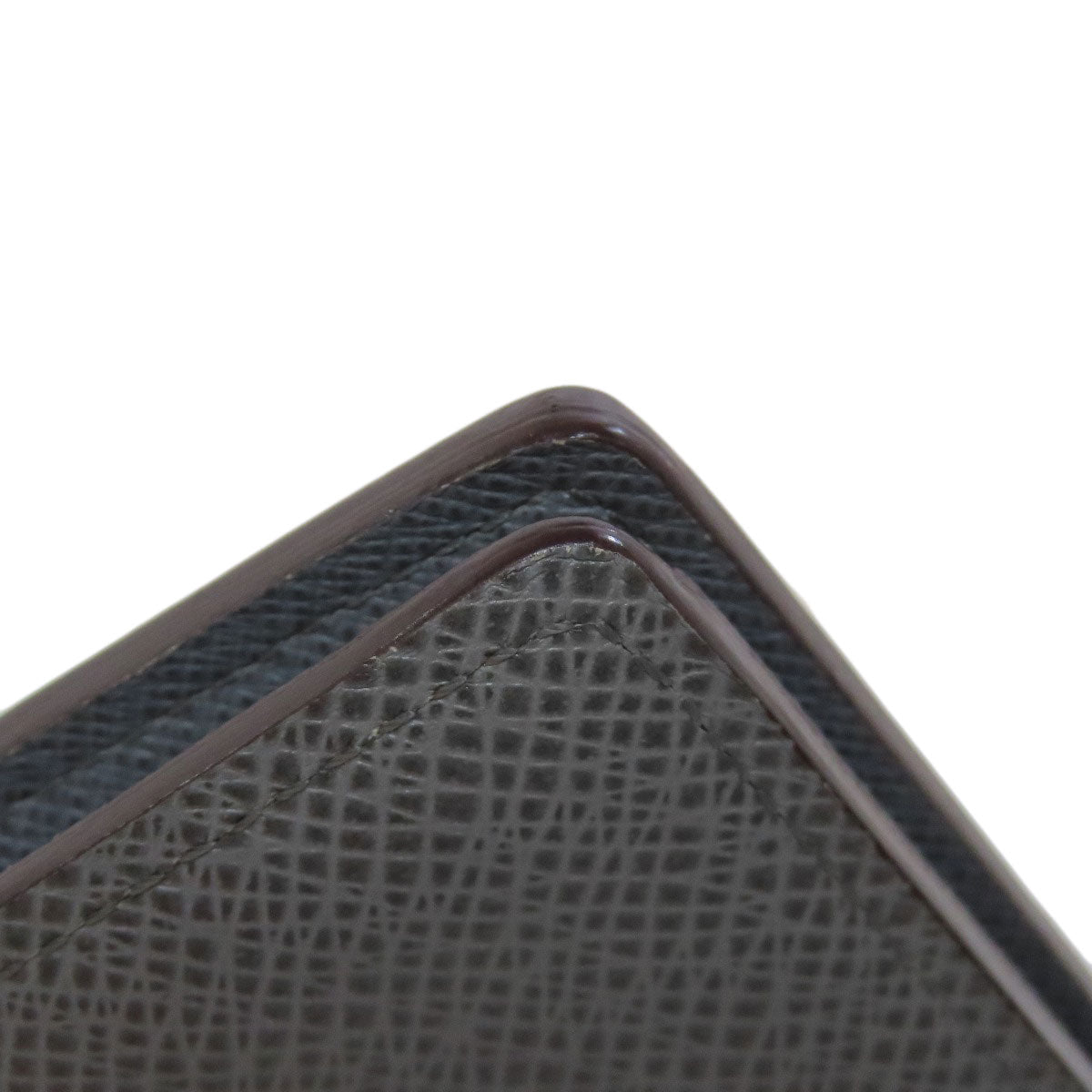 LOUIS VUITTON Long Wallet Purse M32653 Taiga Leather gray Portefeuille Blaza mens Used Authentic