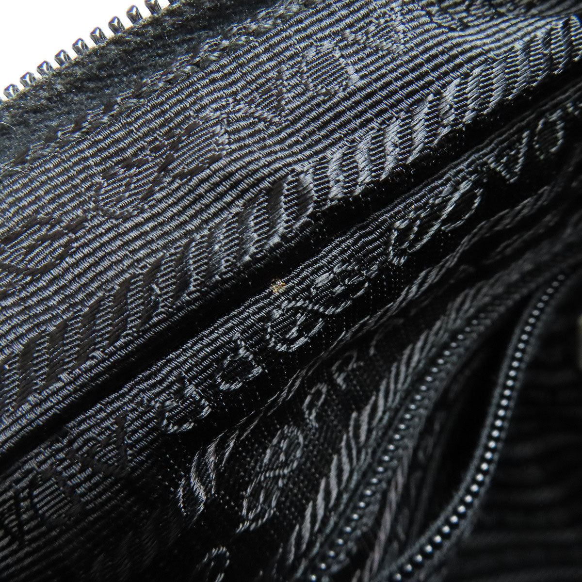 PRADA Shoulder Bag VA0340 Nylon black logoMetal Women Used Authentic