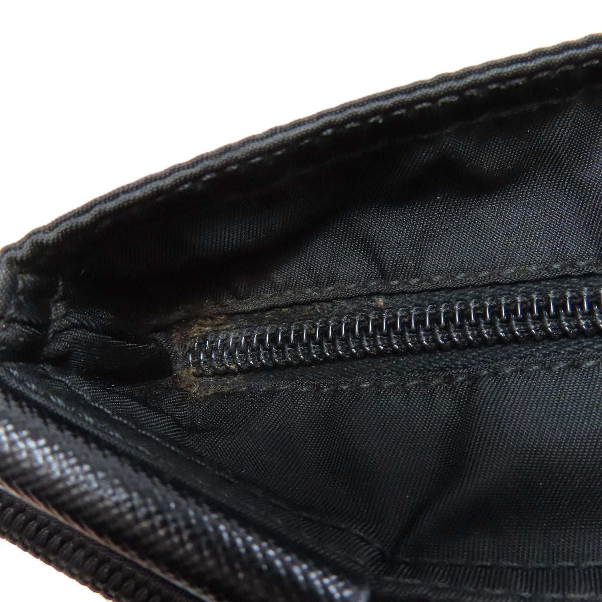 PRADA Shoulder Bag VA0340 Nylon black logoMetal Women Used Authentic