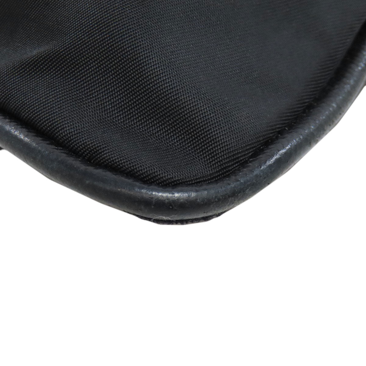 PRADA Shoulder Bag VA0340 Nylon black logoMetal Women Used Authentic